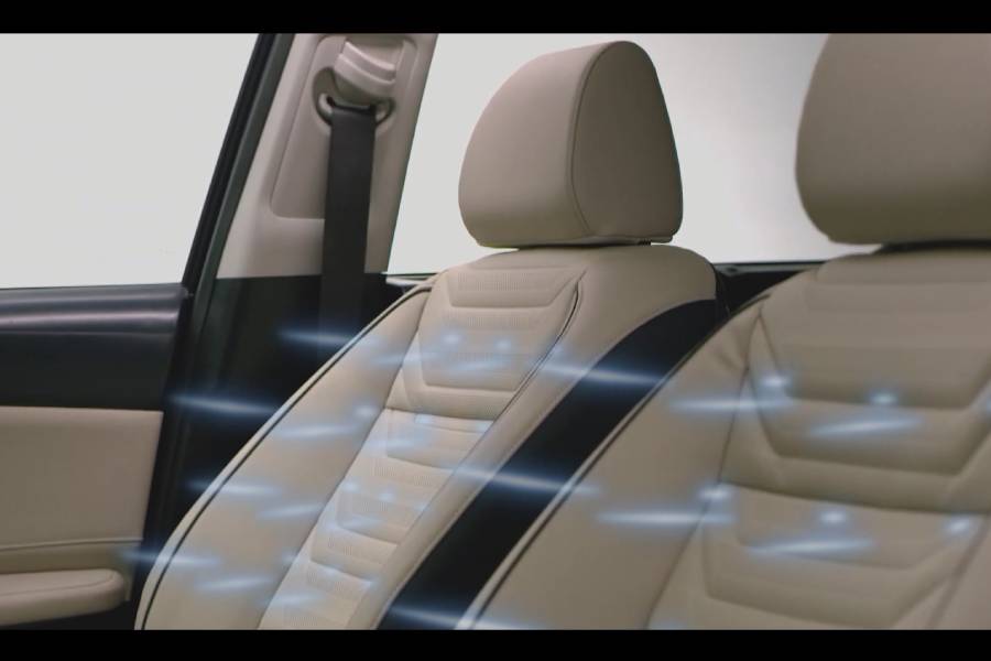 Ventilated front seats