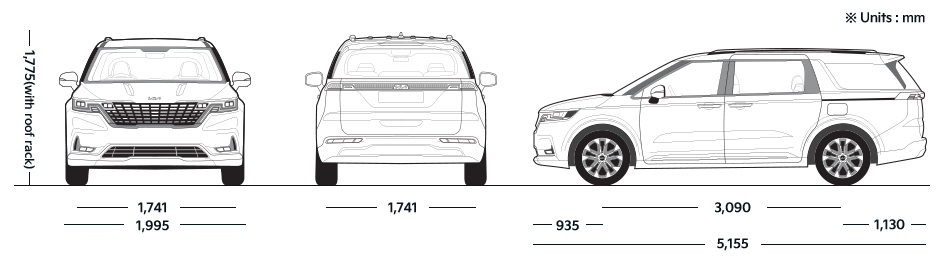 kia-ka4-22my-dimensions-all-view