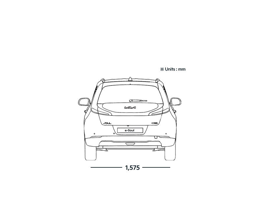 Kia Soul EV Dimensions