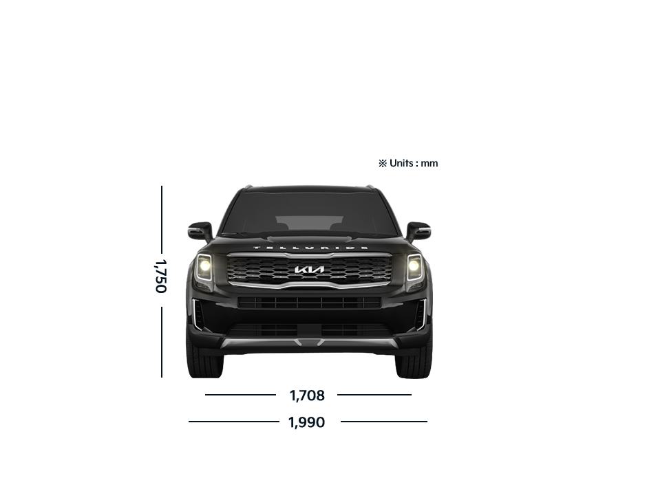 Kia Telluride Dimensions