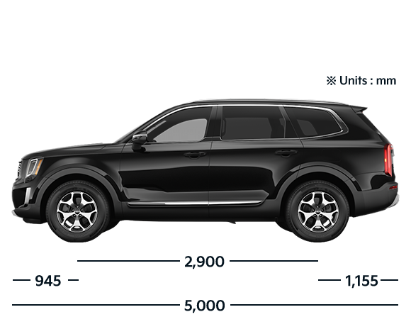 Kia Telluride Dimensions