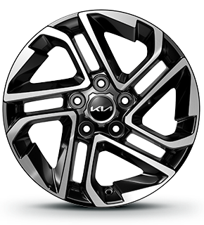 16” Dual tone crystal cut </br>alloy wheel