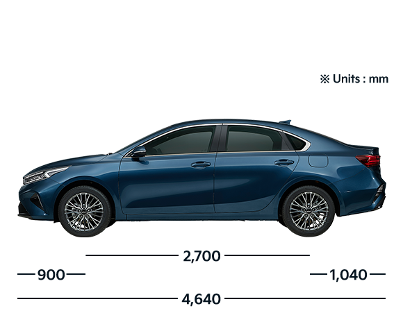 Kia Cerato Dimensions