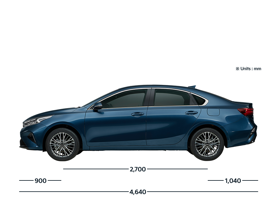 Kia Cerato Dimensions