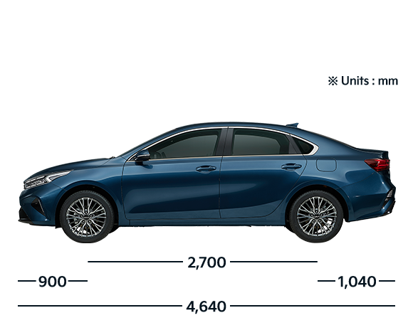 Kia Cerato Dimensions