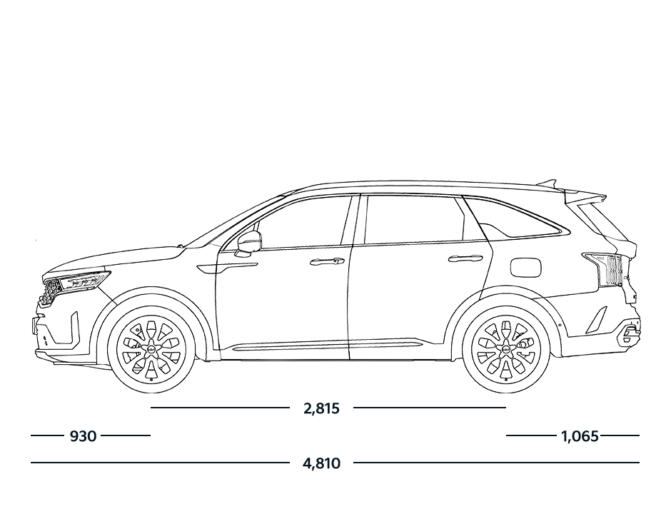 kia-sorento-mq4-22my-dimensions-side-w