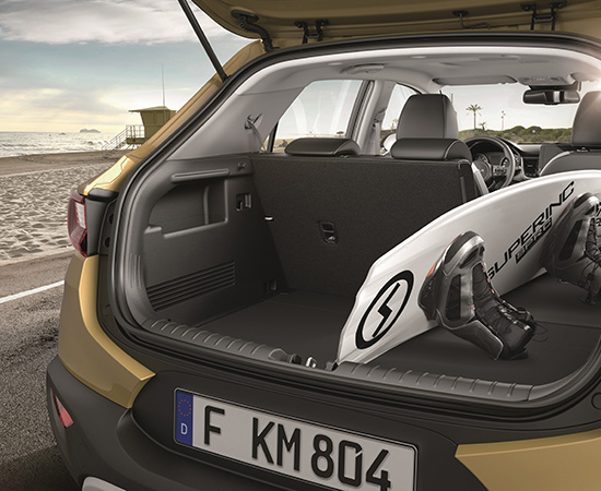 60:40 split-folding rear seats